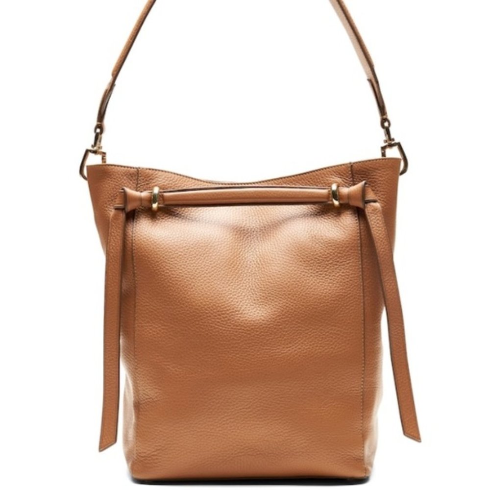 Banana Republic large bucket nutmeg purse Italian